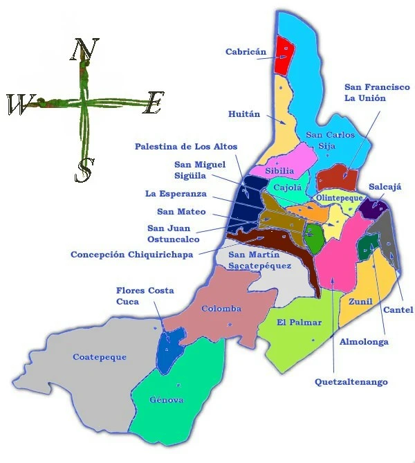 14554-Mapa-politico-de-Quetzaltenango